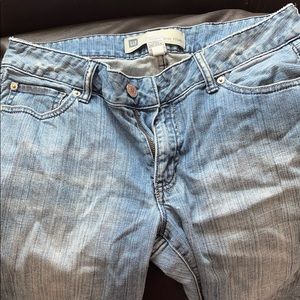 Gap size 10 curvy low rise jeans